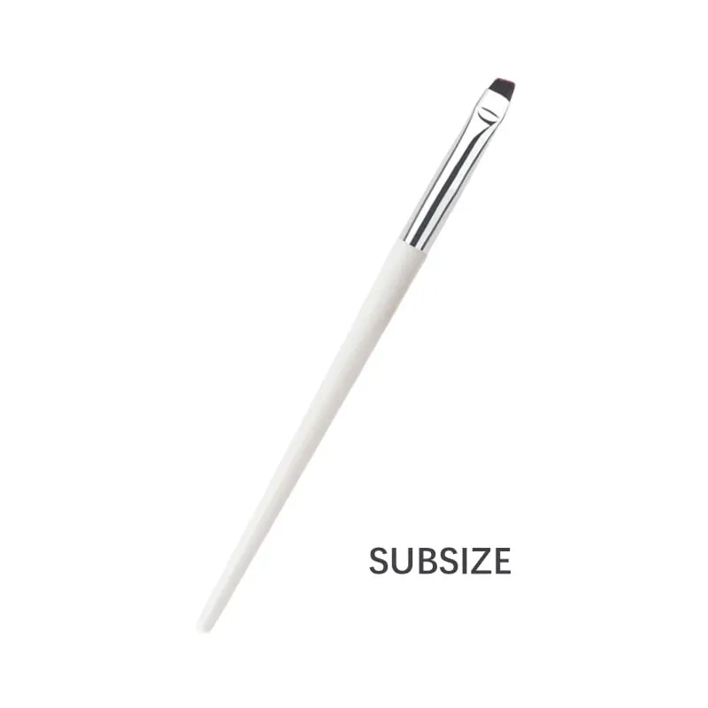 Set di pennelli per trucco eyeliner a lama da 1/3 pezzi Pennelli per sopracciglia piatti ultra sottili ad angolo fine sotto gli occhi Posiziona il pennello per dettagli precisi — image 14
