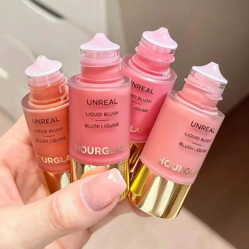 Hourglass Unreal Nude Liquid Texture Powder Blusher Full Clear Color Cheek Fluidity Easy Push Away Create Natural Woman Makeup — image 3