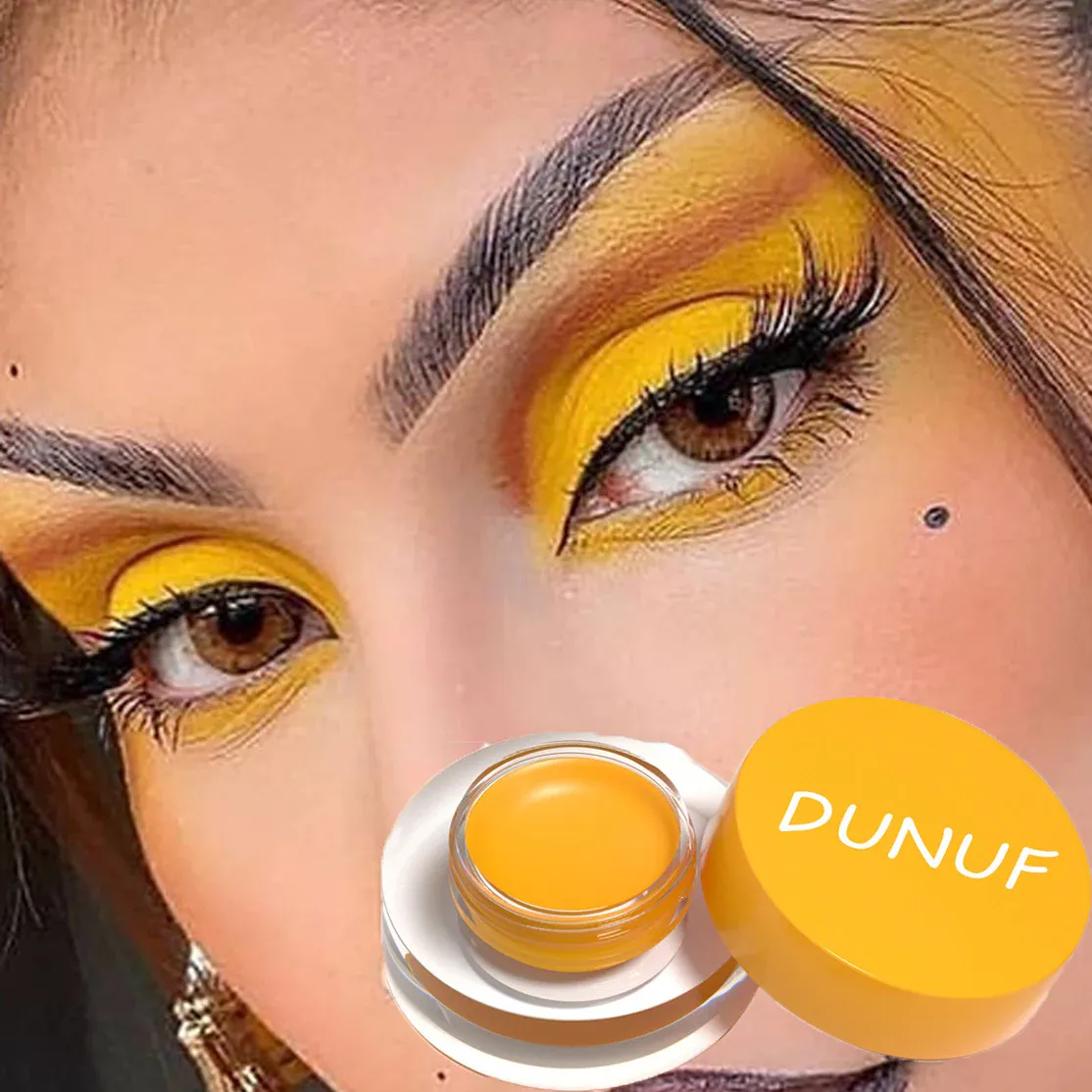 Wasserdichte und langlebige matte Lidschatten-Eyeliner-Creme, 12-farbige Augenbrauen-Färbecreme, Multifunktions-Gesichtsfarbe, Creme-Make-up — image 1