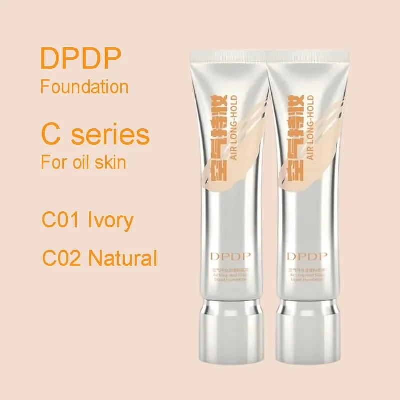 DPDP – fond de teint liquide longue tenue 30ml + F4, ensemble de pinceaux de maquillage à double extrémité, Base de couverture longue durée, applicateur cosmétique — image 5
