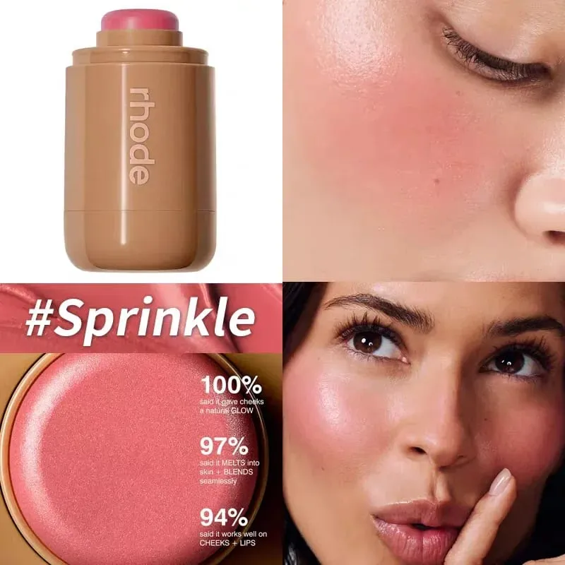 ใหม่มาถึงกระเป๋า Bronze Coutour Stick Face Blush Cheek Long Lasting Hydrating Face Highlighter Blush Bronzer Sculpting — image 24