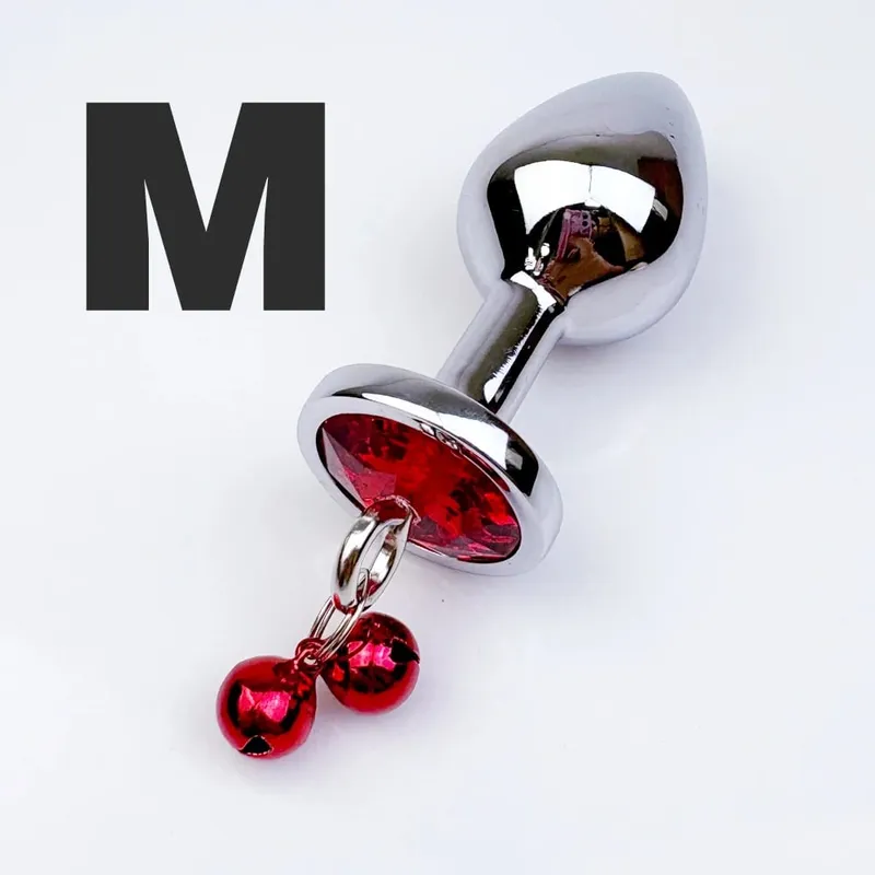 1 stk Metalklokker Analstik Tre størrelser Analstik Butt Plug G-Point Massage Analmotion Onani Udendørs Dildoer Sexlegetøj