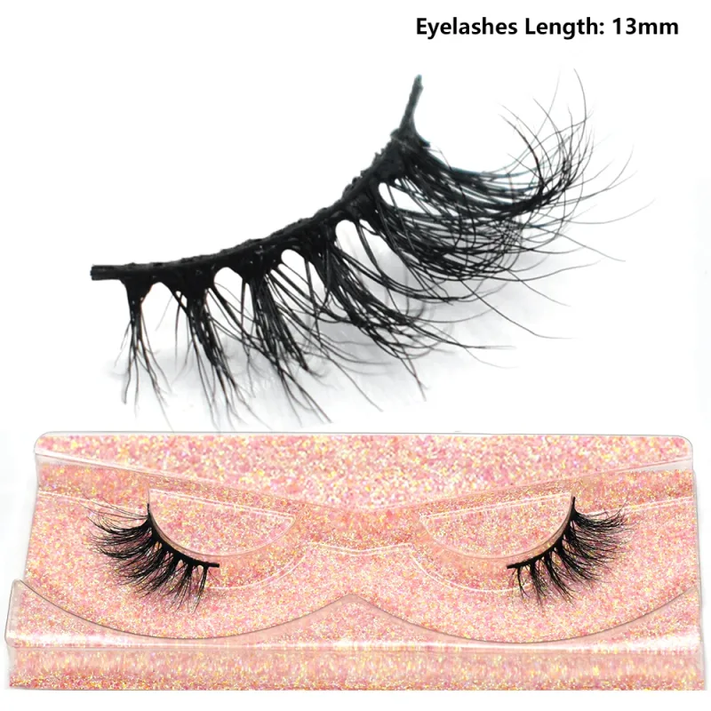 Pestañas de medio ojo, pestañas postizas cortas de visón 3D naturales, tira cruzada fina y esponjosa, pestañas postizas suaves, media extensión de pestañas, maquillaje — image 47