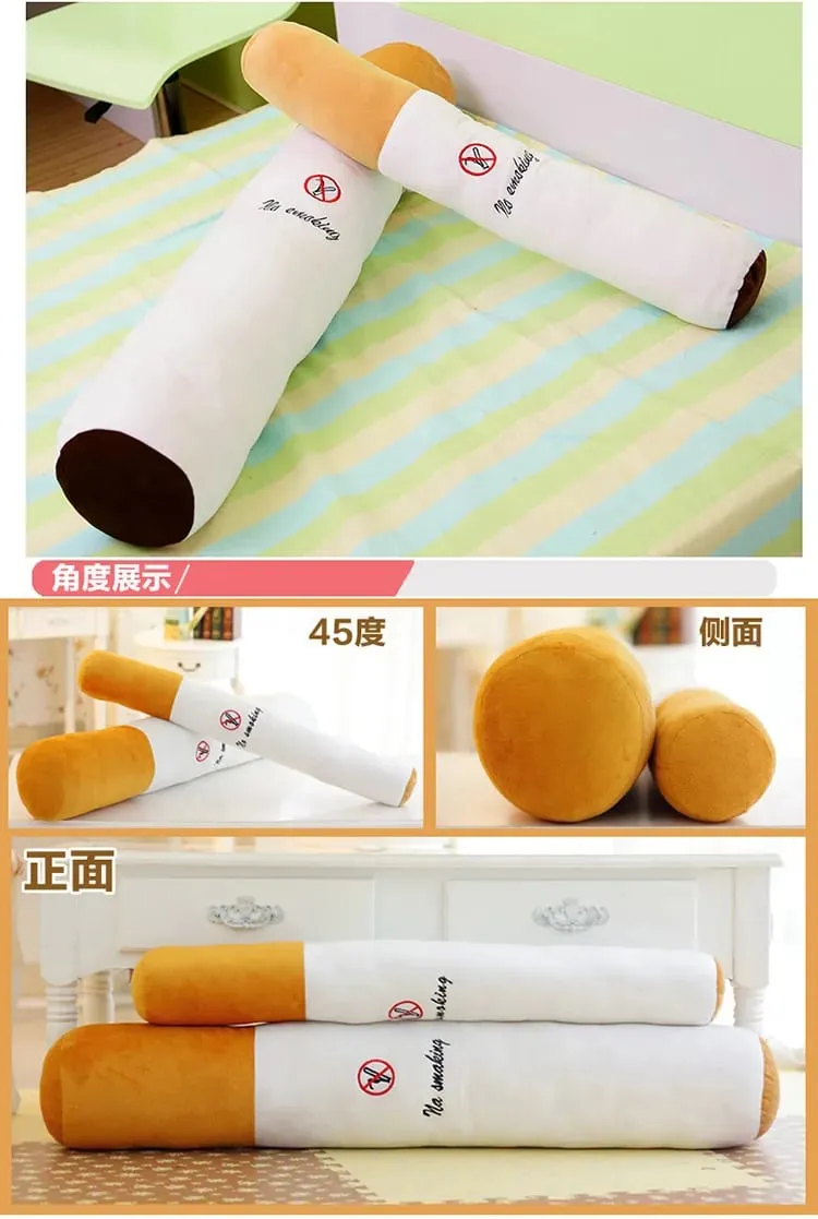 30/50 ซม.ไม่สูบบุหรี่บุหรี่สีเขียวขวดไวน์ตุ๊กตาPlushของเล่นสร้างสรรค์ตลกเช่นReal Man Plushie Propของขวัญ — image 5