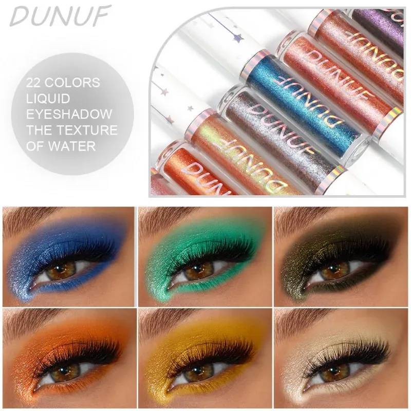 24 Farben Lidschatten-Stick, flüssiger Eyeliner, metallische Farbe, grün, Perlglanz, Glitzer, Lidschatten, wasserfest, Hochglanz-Make-up-Pigment — image 6