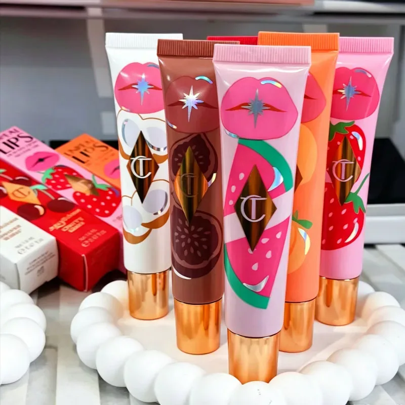 Luxury CT Multicolored Water Light Lip Gloss Lasting Hydrating Lip Balm Heart-shaped Tip Lip Brush&Jelly Lip Gloss Makeup Gift — image 5