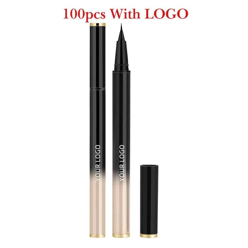 Crayons Eyeliner noirs Ultra fins et durables, imperméables, résistants à la transpiration et aux taches, maquillage de marque privée — image 14