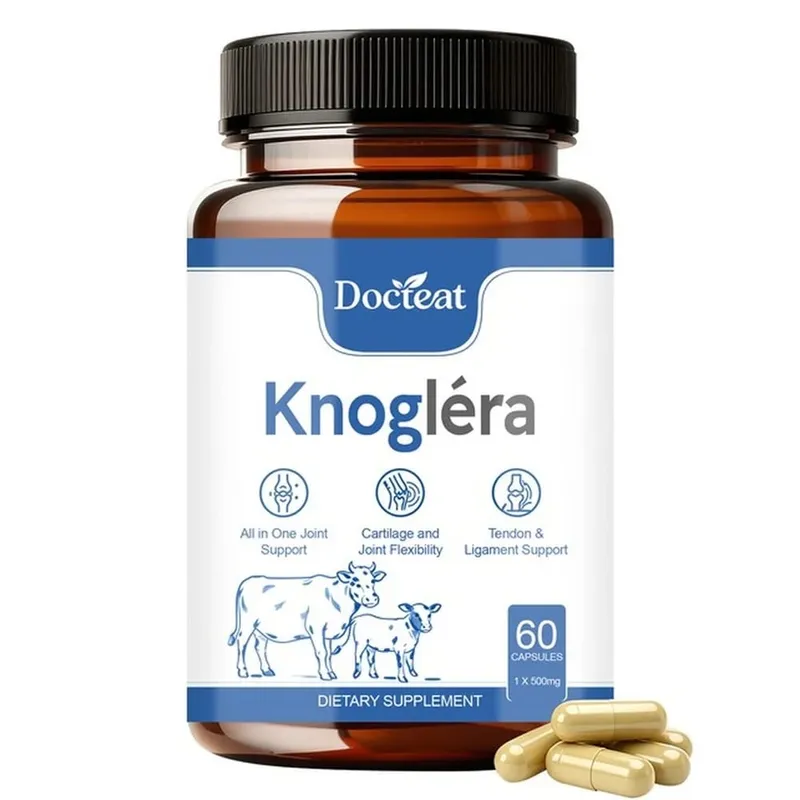 Docteat Knoglera MSM Capsule per supporto articolare Comfort articolare, salute della cartilagine e flessibilità articolare per la mobilità quotidiana 60 capsule