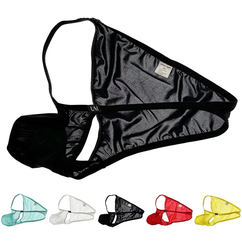 1pc Men's Ultra Thin Breathable Thongs G-Strings See Through Low Waist Lingerie Panties U-convex Pouch Underwear Man Briefs — image 3