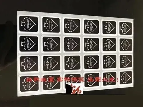 3 시트 원래 자전거 재생 카드 케이스 인감 스티커 Magic Trick 24 On 1 Sheet 3 색 Magia Magie Magicians 액세서리 — image 9