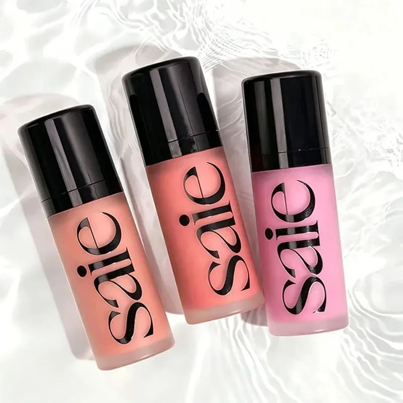 Saie Hydraterende Dewy Liquid Blush Bouwbare Lichtgevende Multi-Use Cheek & Lip Tint Geschikt voor alle huidtypes Natuurlijke gezichtsmake-up — image 2