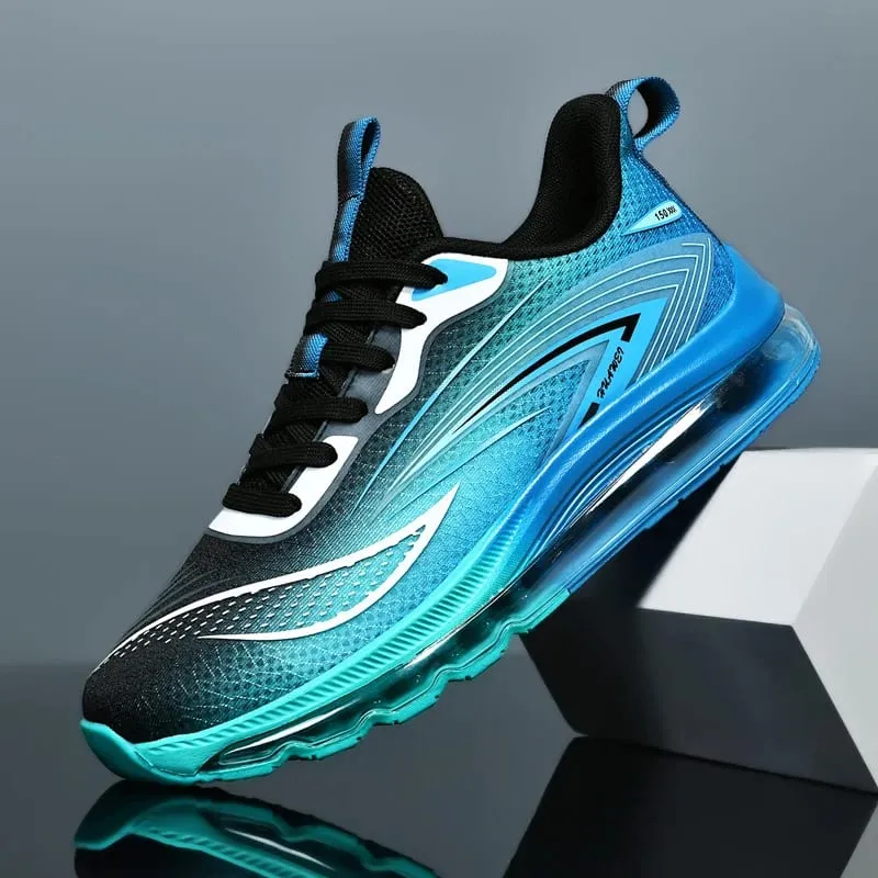 Scarpe da ginnastica alla moda da uomo, traspiranti, comode e leggere, scarpe da passeggio, sport casual, corsa, tennis, palestra, scarpe da allenamento per uomo — image 1