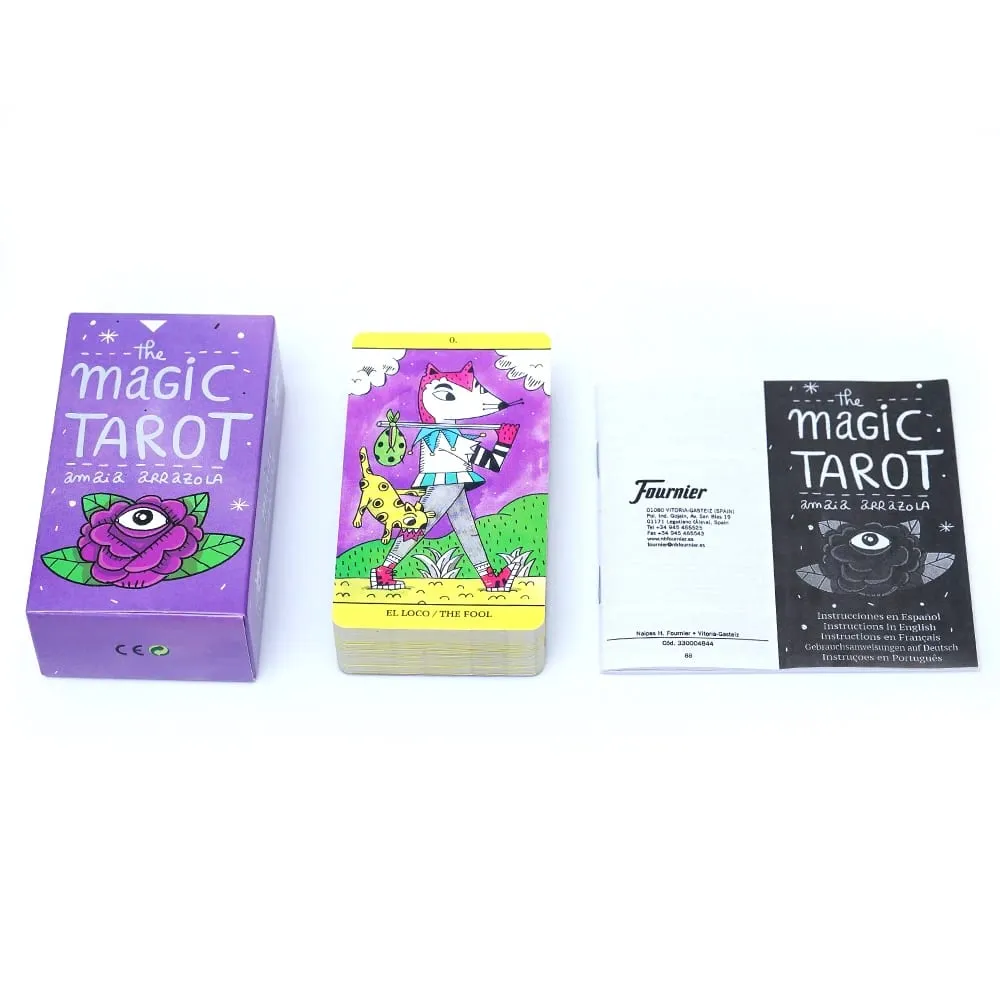 España as cartas de tarô mágico na versão espanhola jogo de tabuleiro baralho de adivinhação para iniciantes oracle cartas tarô baralho festa de família — image 4