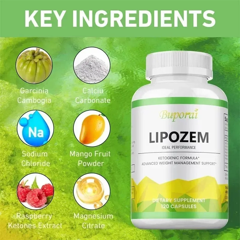 Doplněk lipozemu - Kapsle na hubnutí Podporuje metabolismus Zvyšuje energii a kontroluje chuť k jídlu Doplňky — image 1