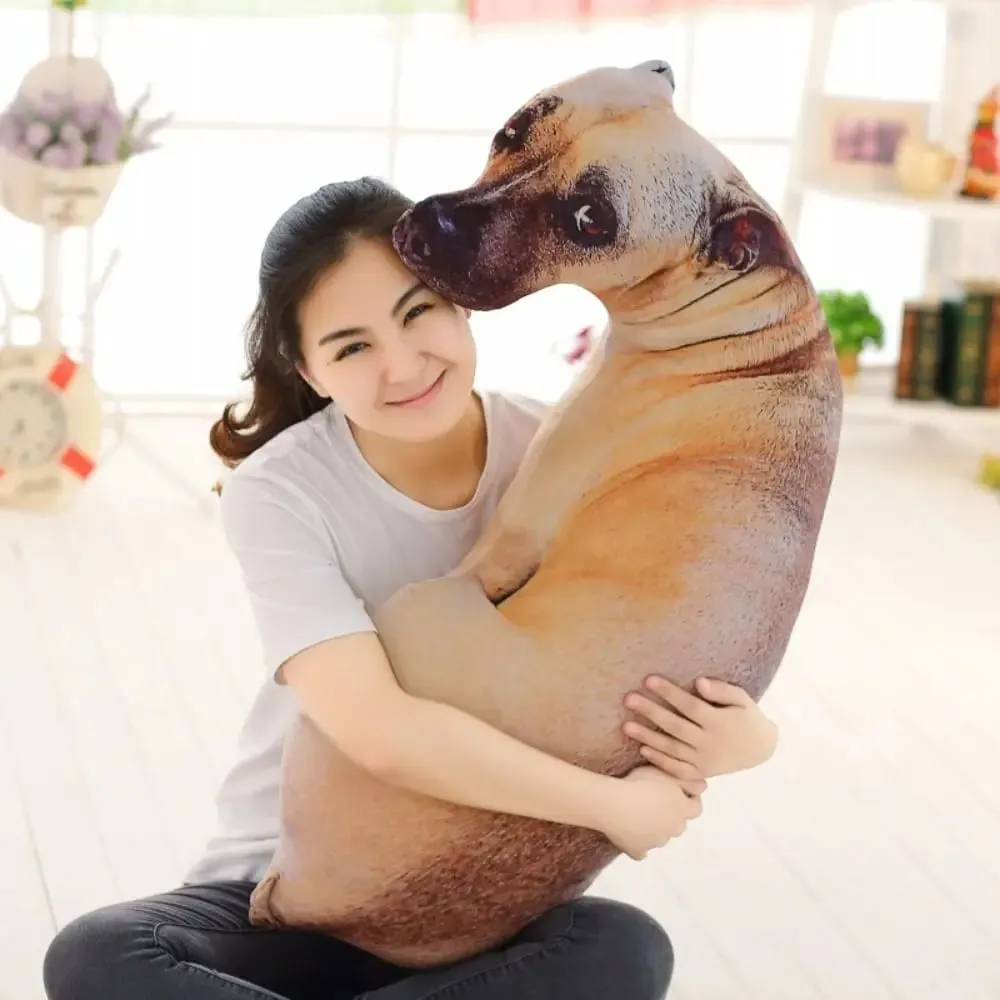 Cute 3D Lifelike Animal Throw Pillow Soft Dog Pillow Creative Cushion Home — image 6