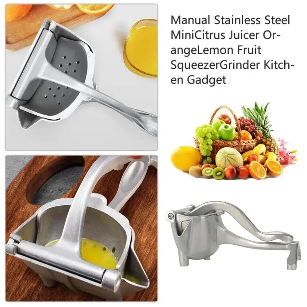 คู่มือคั้นน้ำผลไม้น้ำผลไม้ Squeezer ที่ถอดออกได้ Heavy Duty Easy Manual Citrus Squeezer กดเครื่องคั้นน้ำผลไม้ EXTRACTOR เครื่องมืออลูมิเนียม