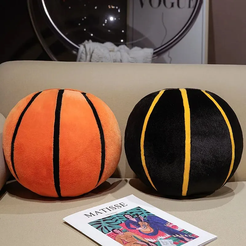 Simulasi Plushie Bola Keranjang Bantal Baling Bola Keranjang Isi Hiasan Bilik Tidur Montok Mesra Kulit Hadiah Percutian Untuk Lelaki Dan Perempuan — image 7