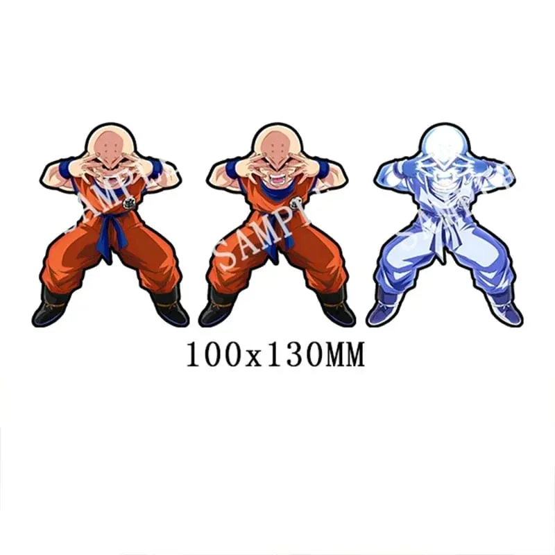 Anime 3D Lenticular Sticker Goku Vegeta Waterproof Decals for Car Refrigerator Skateboard Etc.kid's Gifts