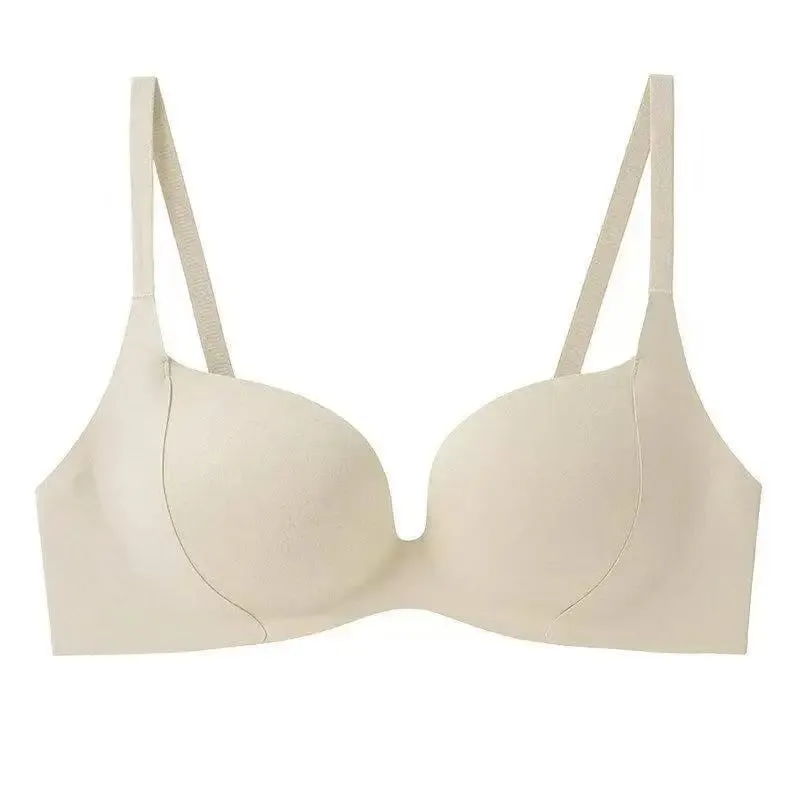 เซ็กซี่ Rhinestone Push Up Bra สำหรับผู้หญิงที่มีสายรัดไหล่ปรับได้ไม่มีรอยต่อ Anti-sagging ชุดชั้นใน — image 9