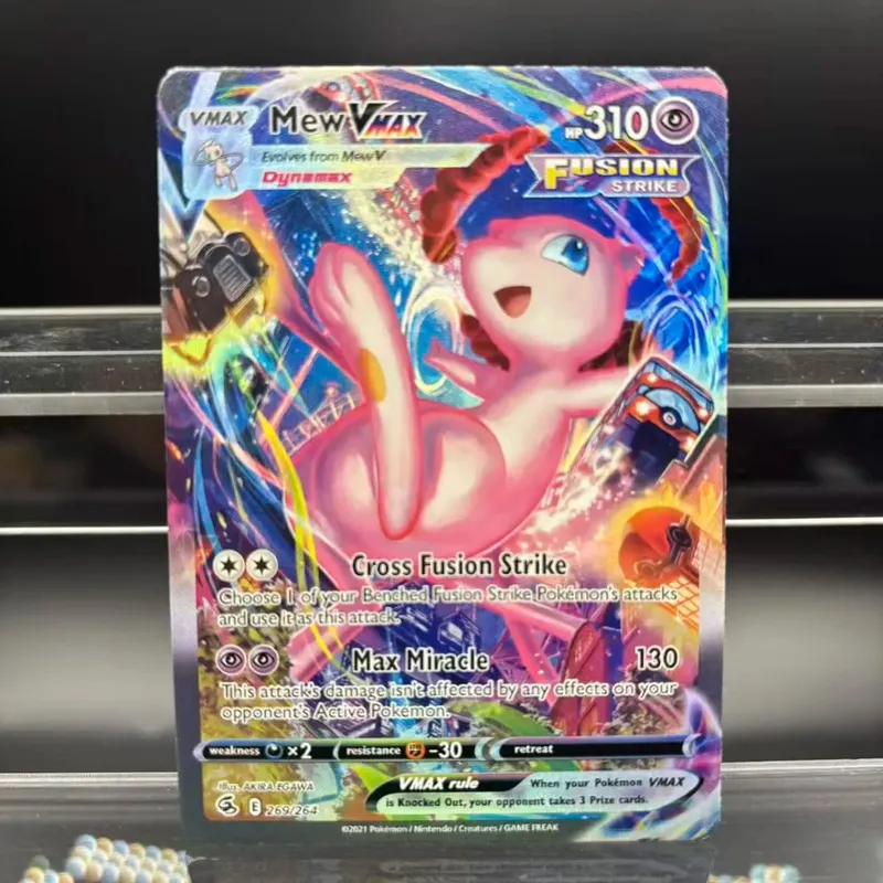 Kad Koleksi DIY Psyduck Salamence Crobat Mewtwo ex EN Buatan Sendiri Kad Tunggal Permainan Klasik Anime Kad Hadiah Mainan — image 23