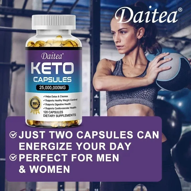 Keto Capsules - Weight & Fat Management Burn Belly Fat Detoxification Digestion Immunity - High Strength Ketone Supplement — image 5