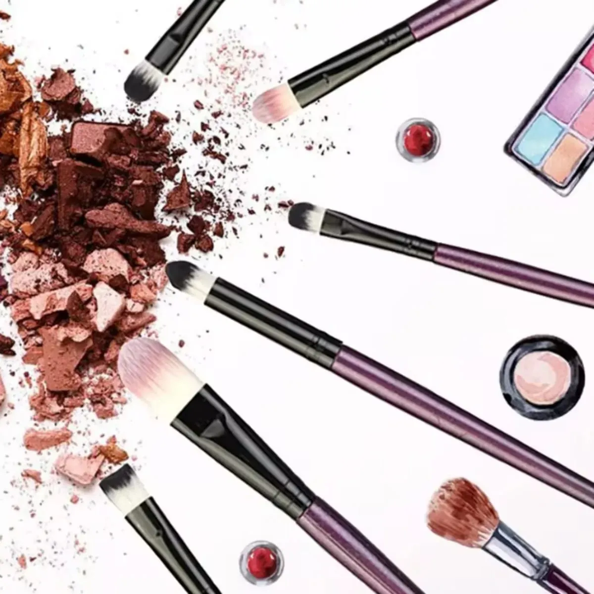 20 stk Makeup børste sæt Eyeliner Brush Blending Brush Makeup børster til kinder Øjen kosmetisk foundation børste Make up børster sæt — image 4