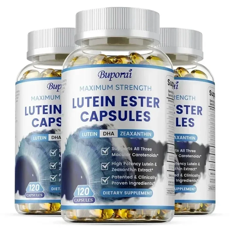 Lutein Ester Capsules - with Zinc Vitamins C E Zeaxanthin for Dry Eyes Fatigue Improve Visual Function for Healthy Eyes — image 8