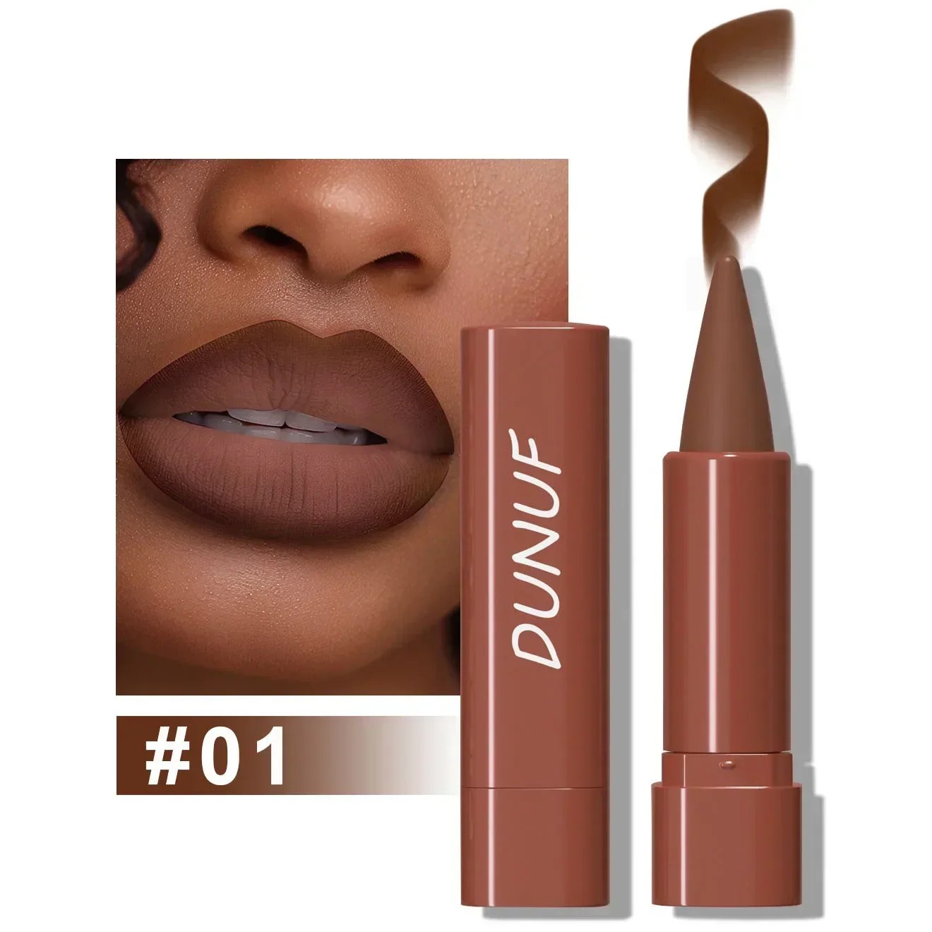9 Farben Gradient Lip Liner Mattschwarz Braun Samt Lippenstift Wasserdicht Nicht klebrig Contouring Tint Lipliner Crayon Lip Makeup