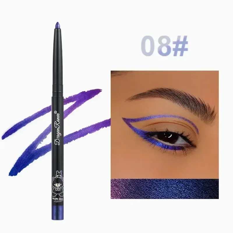 MultiChrome Aurora Chameleon Eyeliner ołówek trwały brokatowy cień do powiek leżący jedwabnik długopis wodoodporne kosmetyki kosmetyczne makijaż oczu — image 10
