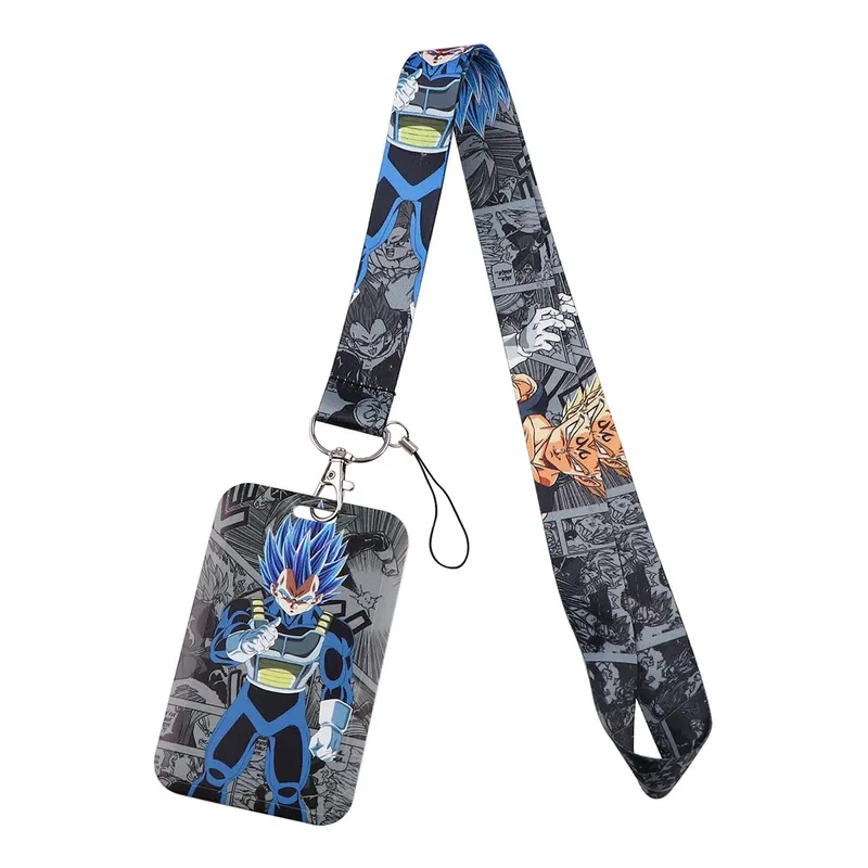 Lanyard Tali Watak Anime untuk Kad ID Kunci Pemegang Lencana Tali Pesona DIY Tali Gantung Sejuk Aksesori Gantungan Kunci Hadiah Cosplay — image 3