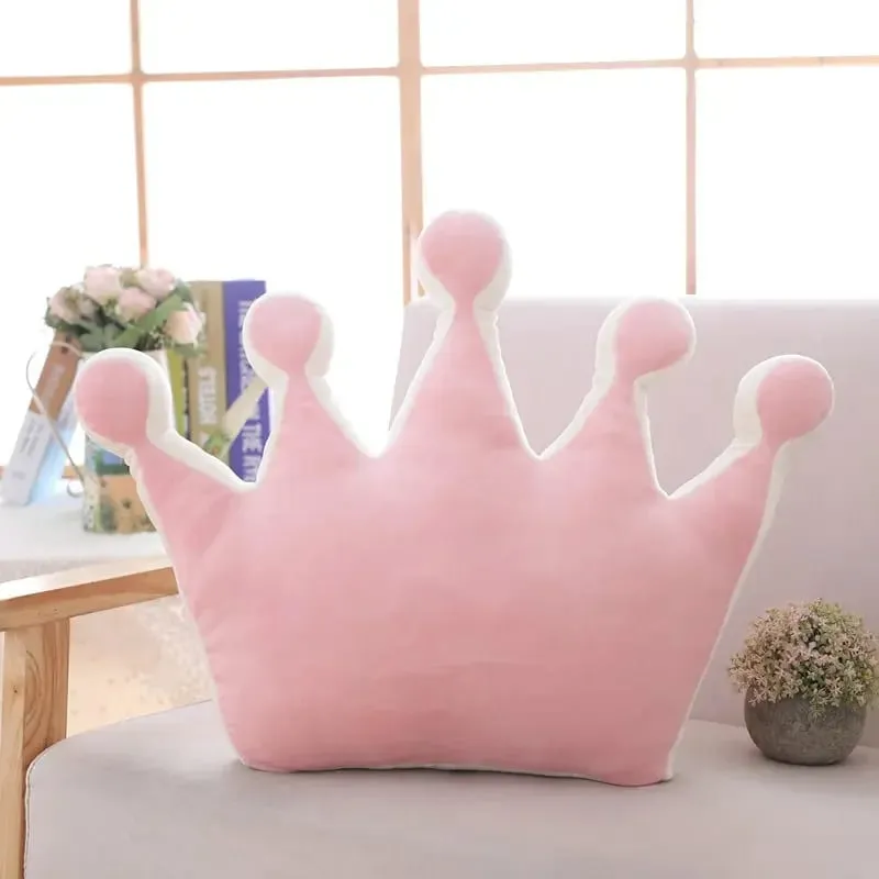 Bantal Mahkota Puteri Lembut Sumbat Bantal Tidur Bilik Gadis Hiasan Sofa Bintang Awan Pelangi Hadiah Kusyen Studio selebriti untuknya — image 14