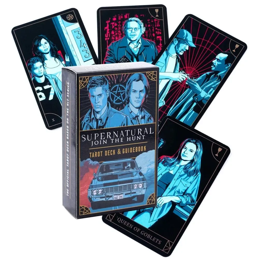 Mazzo di tarocchi soprannaturale e guida Gioco di carte regalo con guida in PDF Gioco di carte Gioco da tavolo 78 carte Principianti