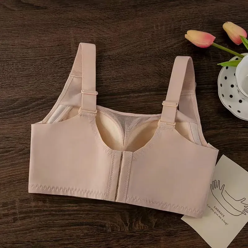 Tenká podprsenka Push-up s tenkým CD podprsenka Plus velikosti Sexy krajka Bezdrátová měkká podpora Proti povisnutí Nastavitelná spodní prádlo podprsenka pro ženy — image 5