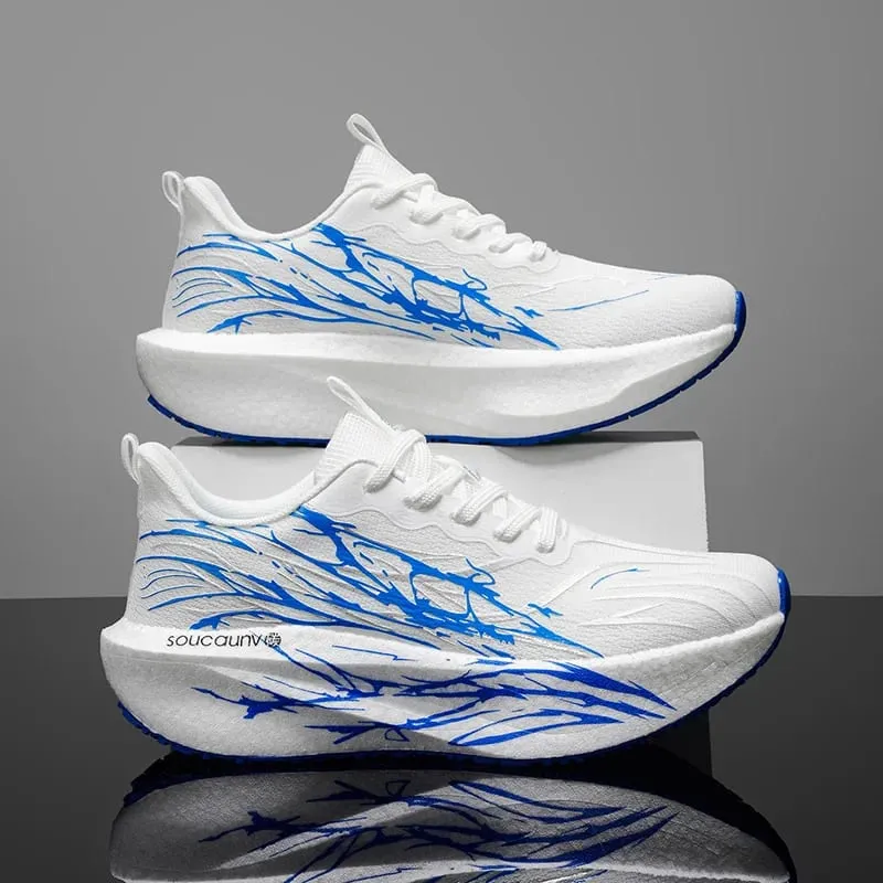 Marathon hommes chaussures de course léger femmes confortable athlétique antidérapant baskets carbone conseil spécialité sport respirant