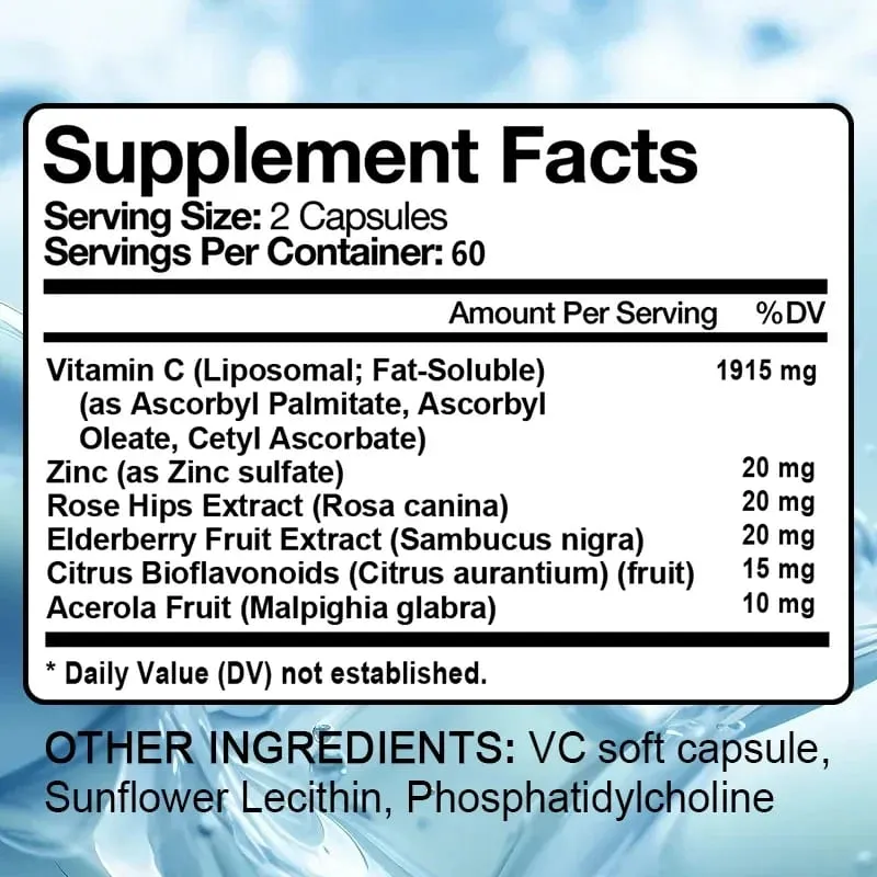 Vitamin C 2000 mg Kapseln ergänzen das aufhellende Kollagen und stärken die Immunität — image 6