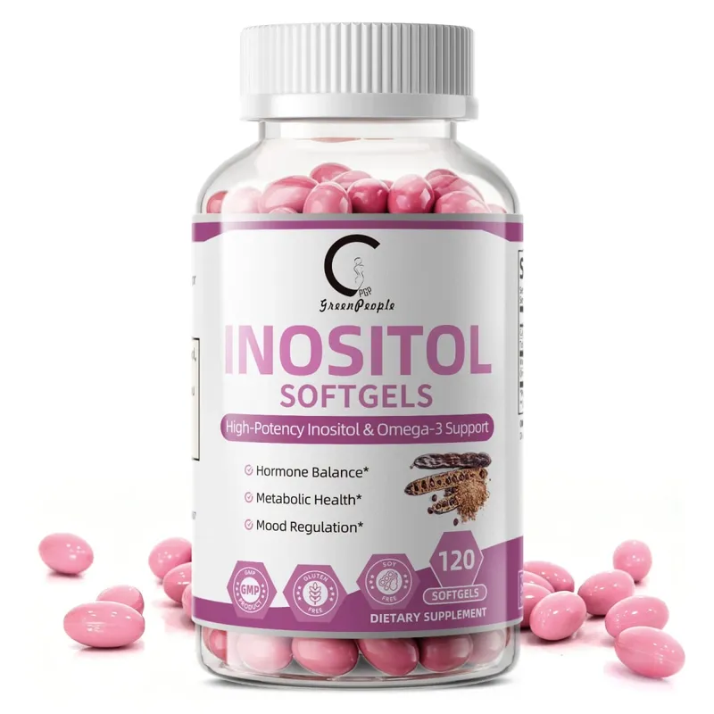120 Viên Nang Inositol Với Omega-3 Hỗ Trợ Chức Năng Buồng Trứng Cân Bằng Nội Tiết Tố Bổ Sung Khả Năng Sinh Sản Cho Phụ Nữ