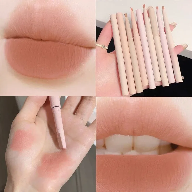 Matte Lip Liner Outline Lips Lipstick Pen Waterproof Long-lasting Color Lip Pencil Lipstick Pen — image 3