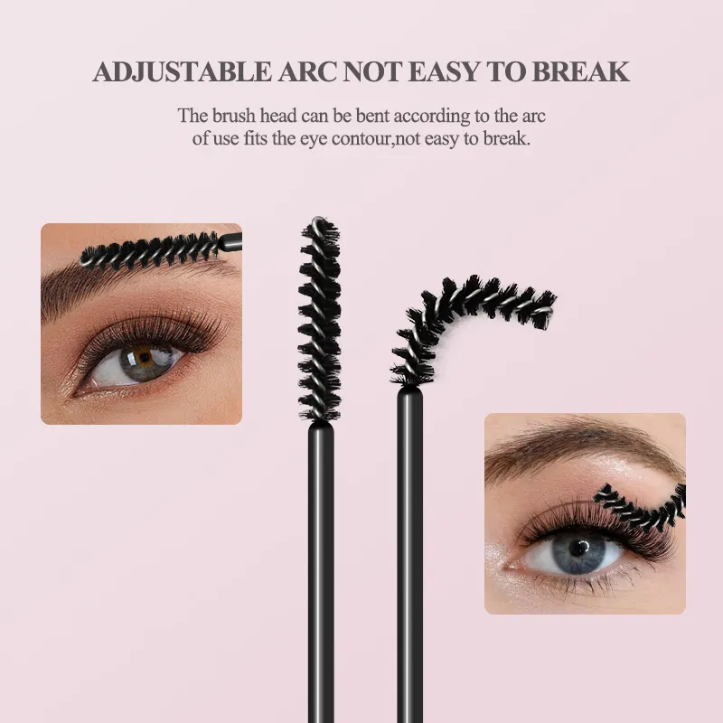 Baguettes de Mascara jetables, brosses à bobines, Micro outil d'extension de cils, maquillage, fourniture de cosmétiques de beauté, 50/100 pièces — image 2