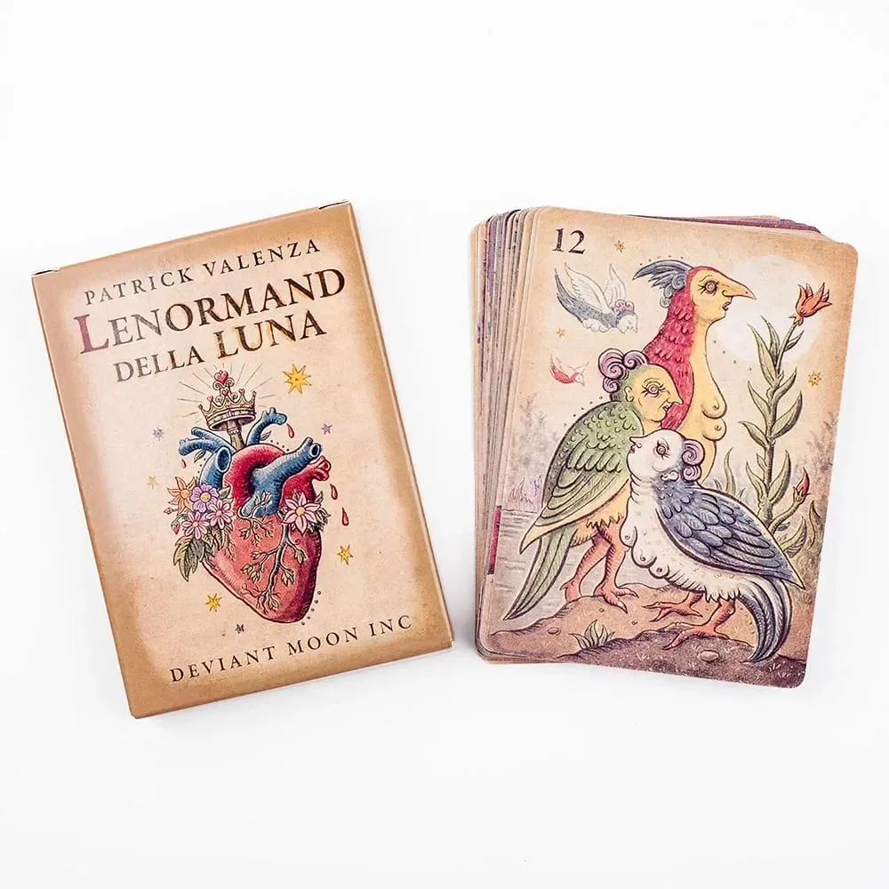 Lenormand Della Luna Tarot Deck 36 Cards Divination Oracle Cards for Fate Reading Party Game 10.2x7.3cm — image 4