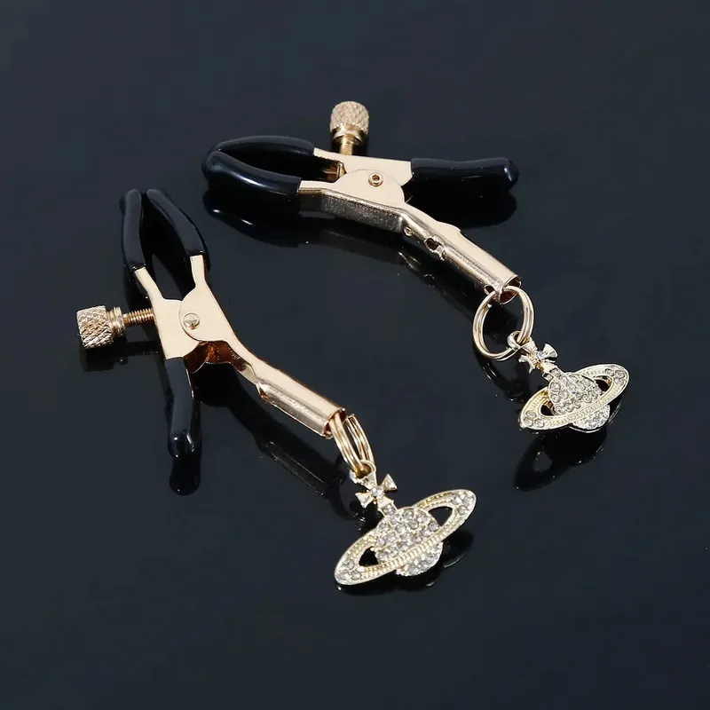 Morsetti per capezzoli Set 7 paia Vite regolabile Pendenti con ciondoli carini Morsetti per seno BDSM Fetish Gioielli per il corpo Giocattolo adulto del sesso Donne — image 9