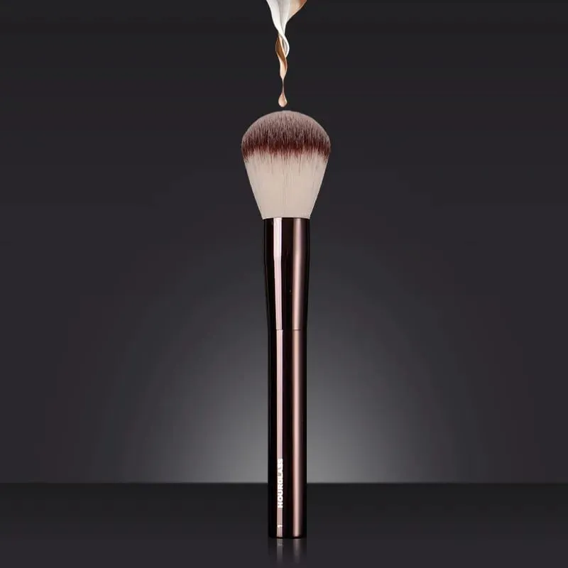 1 قطعة HG Pro Foundation retra فرش مكياج مسحوق كونتور أحمر الخدود يشكلون فرشاة مقبض معدني تسليط الضوء على برونزي الراقية بدون صندوق