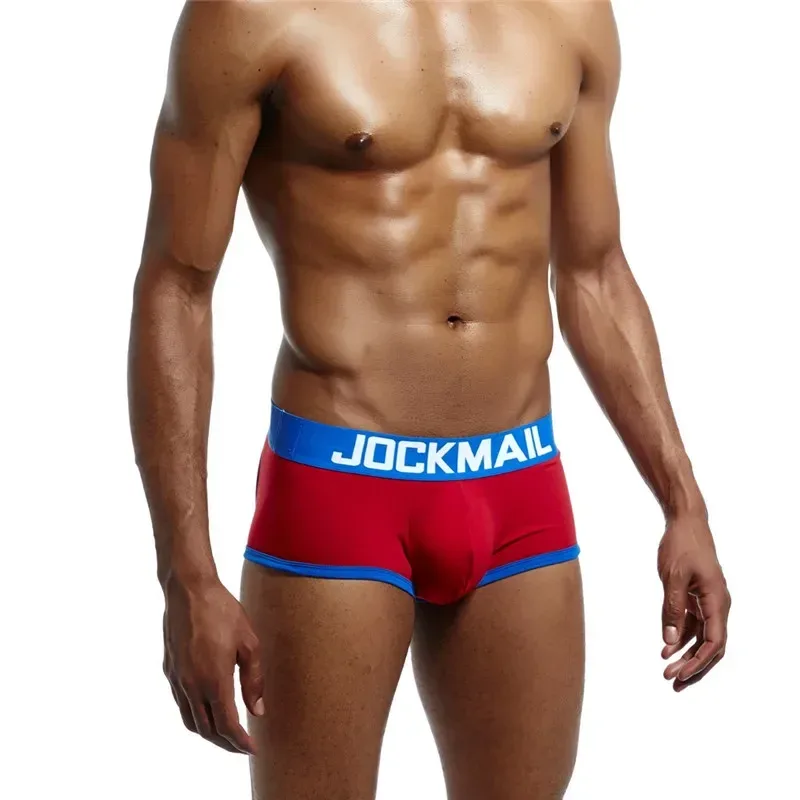 Mens Underwear Jockstrap Boxer Trunks Gay Penis Pouch Cueca Boxer Calzoncillos Hombre Man Boxer Shorts Sleepwear Gay Panties — image 6