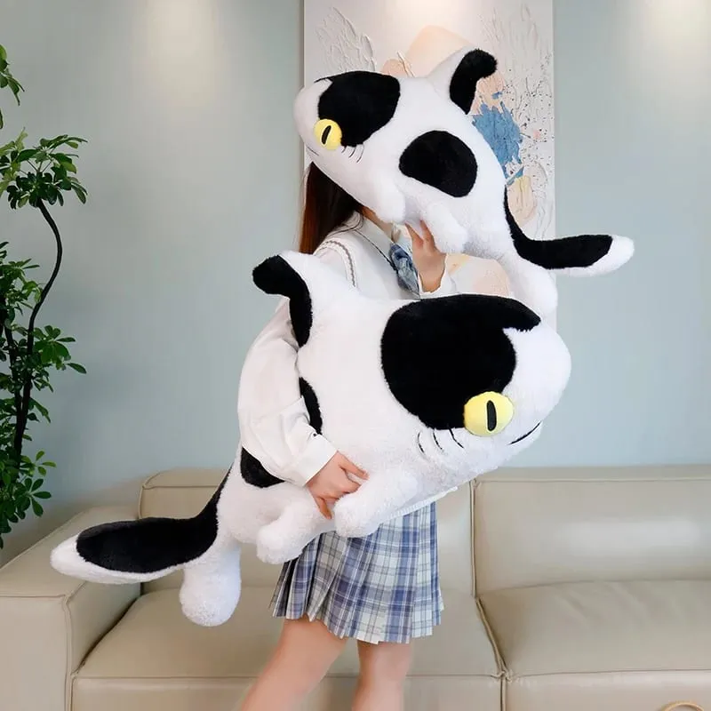 50/70 ซม.จำลอง Shark หมอน Plush วัวพิมพ์ Fluffy Decompression Cushion Home Decor การถ่ายภาพ Prop วันหยุดของขวัญ — image 3