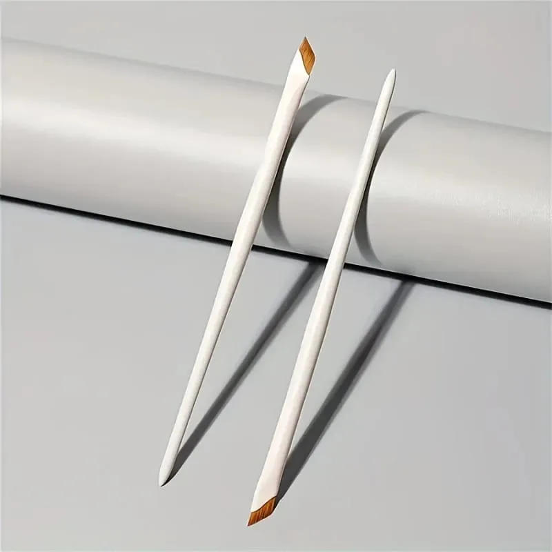 1-teiliges weißes Porzellan-Präzisionswinkel-Eyelinerstift- und Augenbrauenpinsel-Set – Nylonpinsel, geeignet für alle Hauttypen — image 6