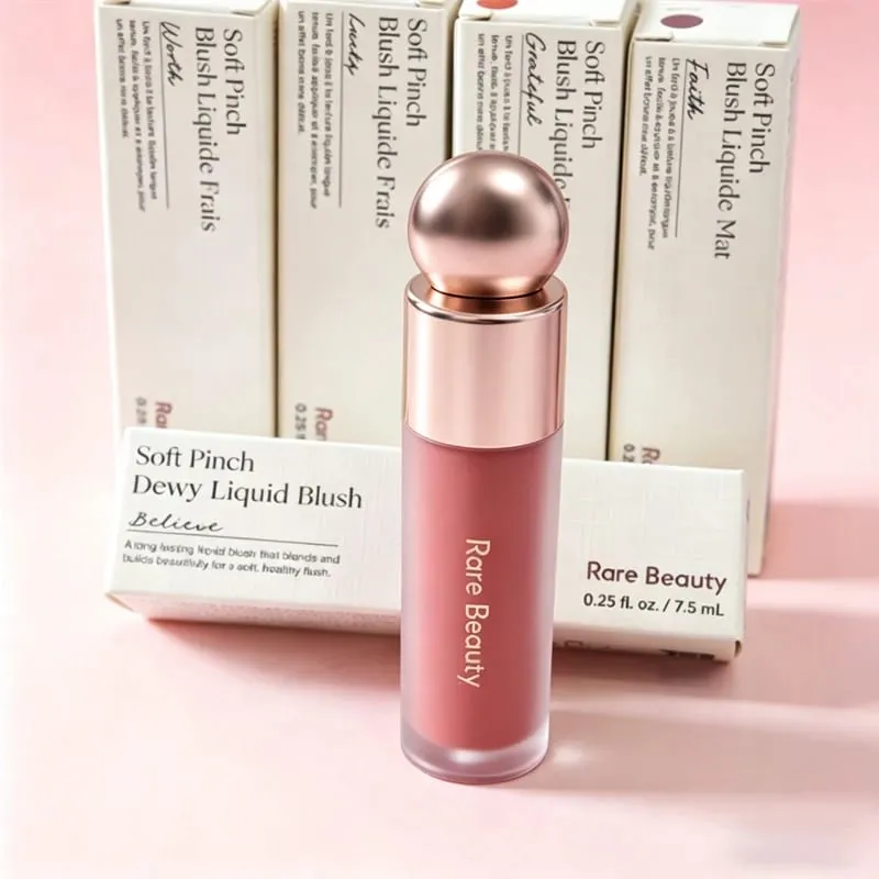 Rare Beauty suave pellizco líquido colorete sedoso impermeable hidratante mujer maquillaje Happy Hope Bliss Wonder Believe Blush Liquide — image 9