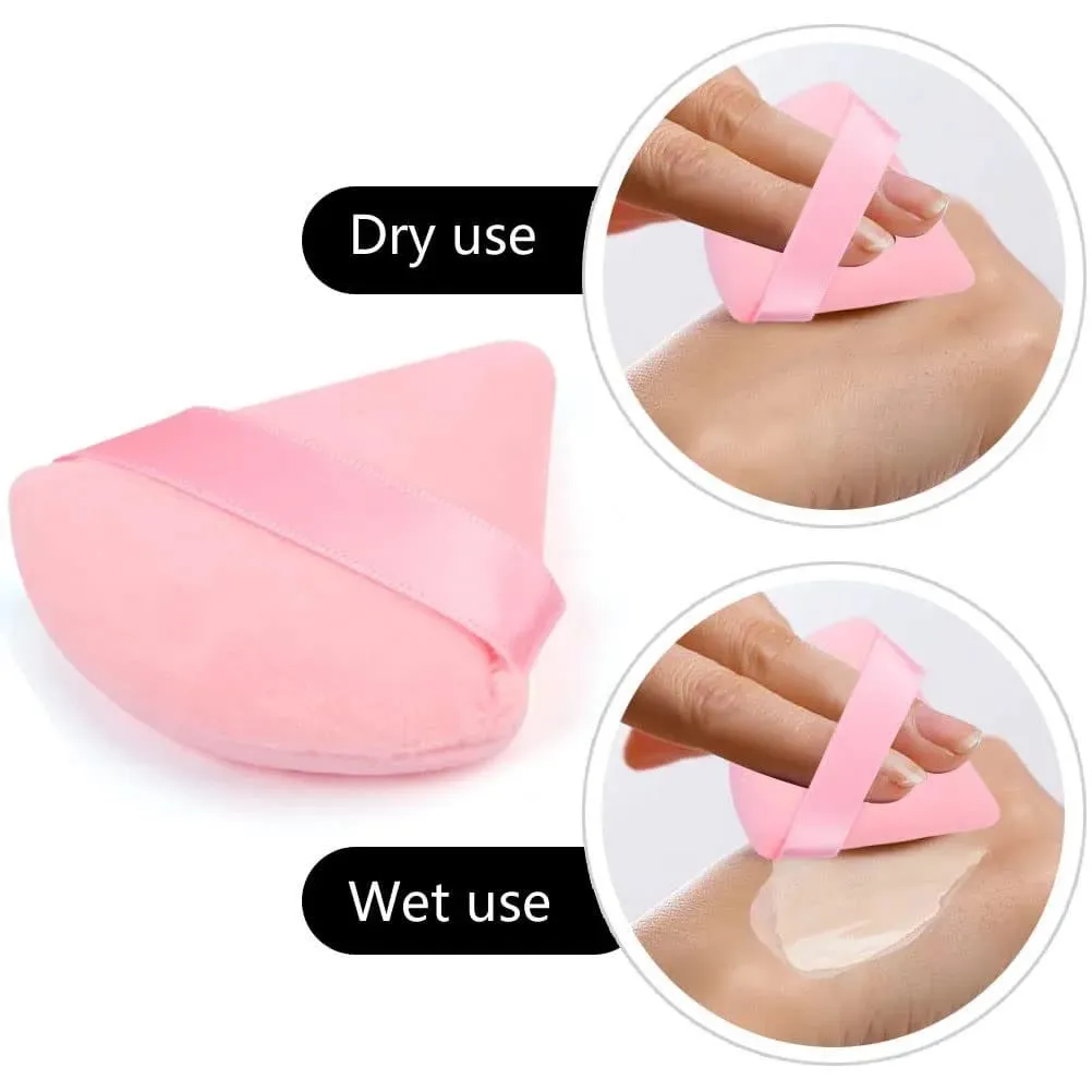 Soffio per cipria per il viso Spugna per trucco Cosmetici Soffio per cipria in cotone morbido Lavabile in velluto Strumenti per soffio per trucco — image 2