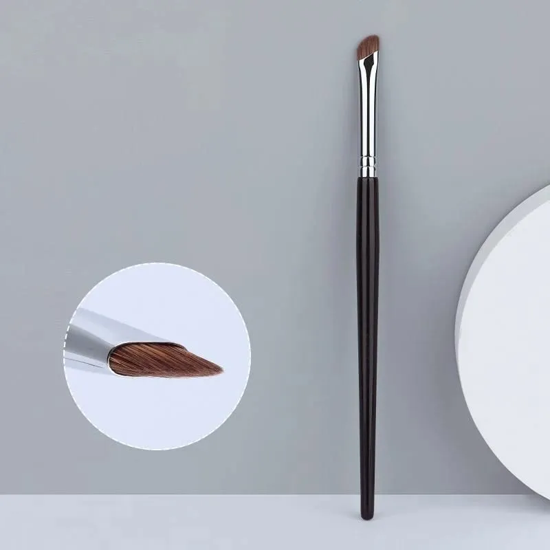 Pennello per eyeliner falce Pennello per lama per ombretto Pennello per dettagli Pennelli per sopracciglia diagonali Palpebra sottocutanea per dormire Strumenti per il trucco del baco da seta — image 8