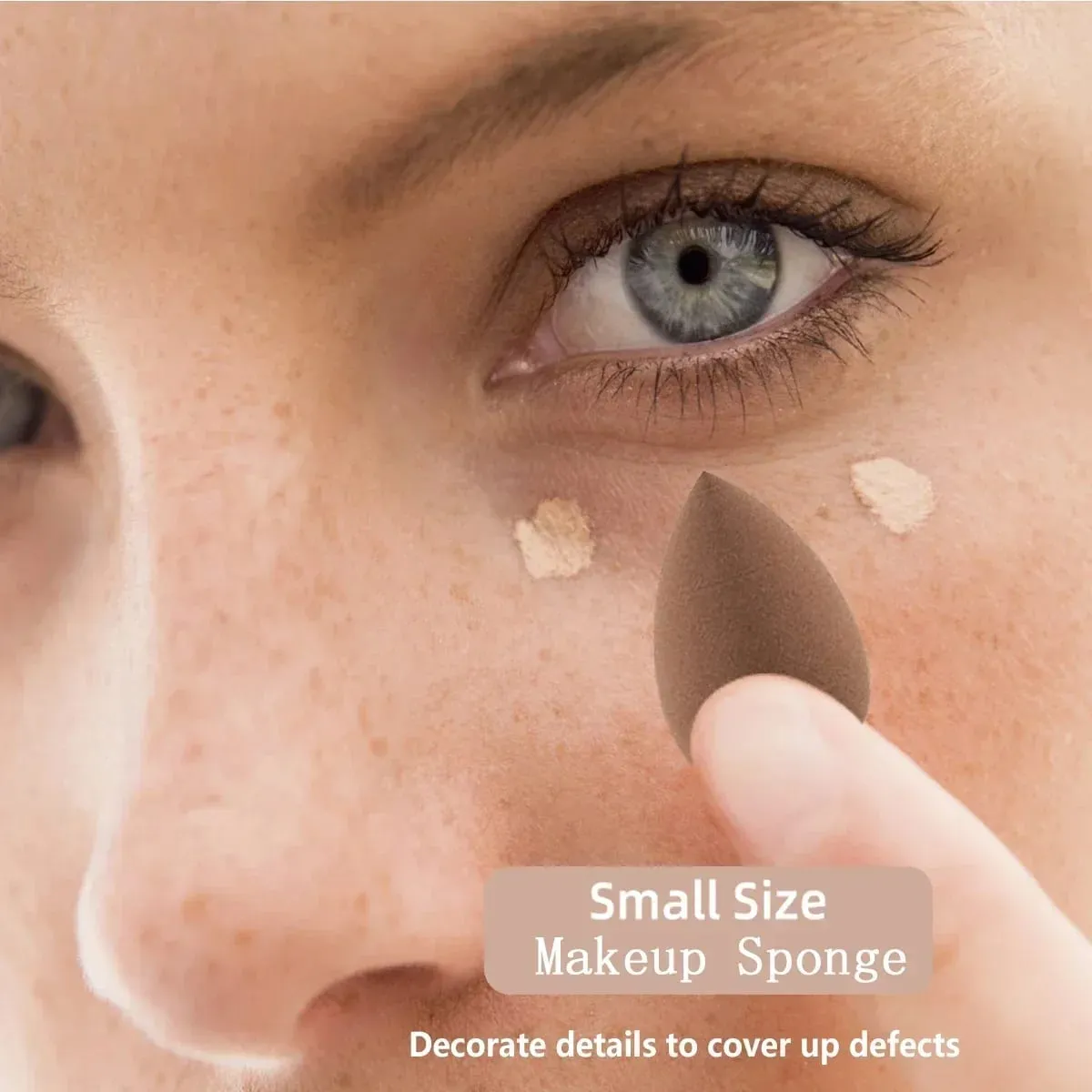 Ensemble de pinceaux et éponges de maquillage, 20/40 pièces, bouffantes de maquillage marron, bandeau d'œuf de beauté, Kit de dissolvant de bracelet, outil de maquillage, cadeau — image 2