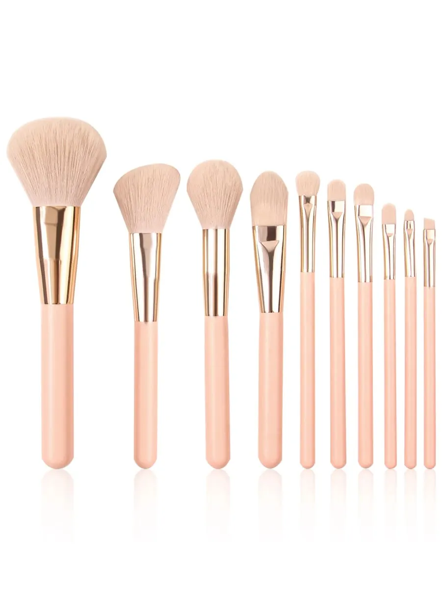 11pcs High-End Professional Makeup Brushes Set with Bucket Blush Powder Eyeshadow Eyebrow Foundation Beauty Makeup Tool Brochas — image 6