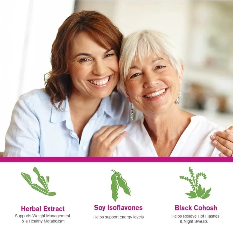 Menopause Support Supplement for Women - Relieves Fatigue Bloating Hot Flashes Mood Swings - Supports PMS PMDD PCOS — image 5